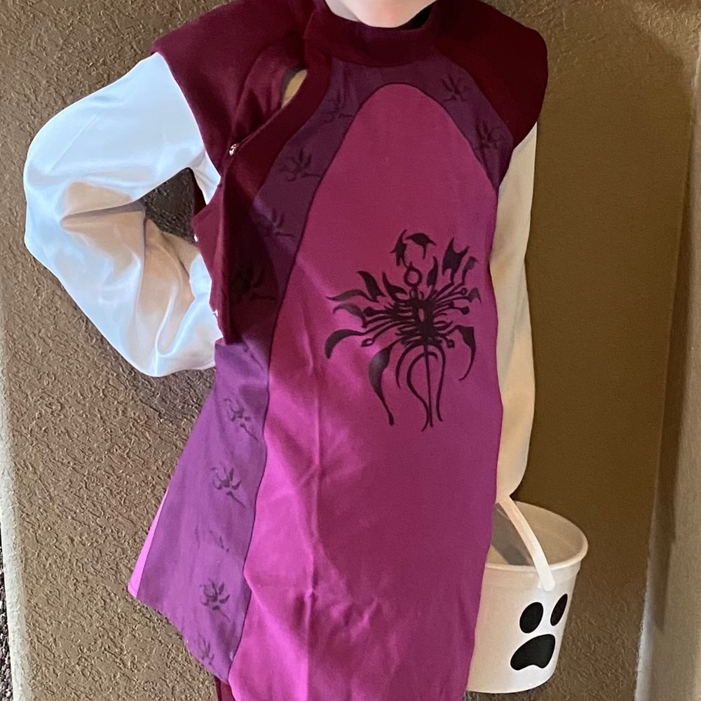 Young Princess Leia Obi won show costume purple girls S